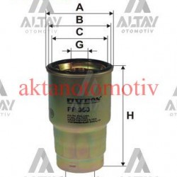 YAKIT FİLTRESİ (MAZOT) COROLLA / YARIS 04=D4D DİZEL YAKIT FİLTRESİ (MAZOT) COROLLA / YARIS 04=D4D DİZEL